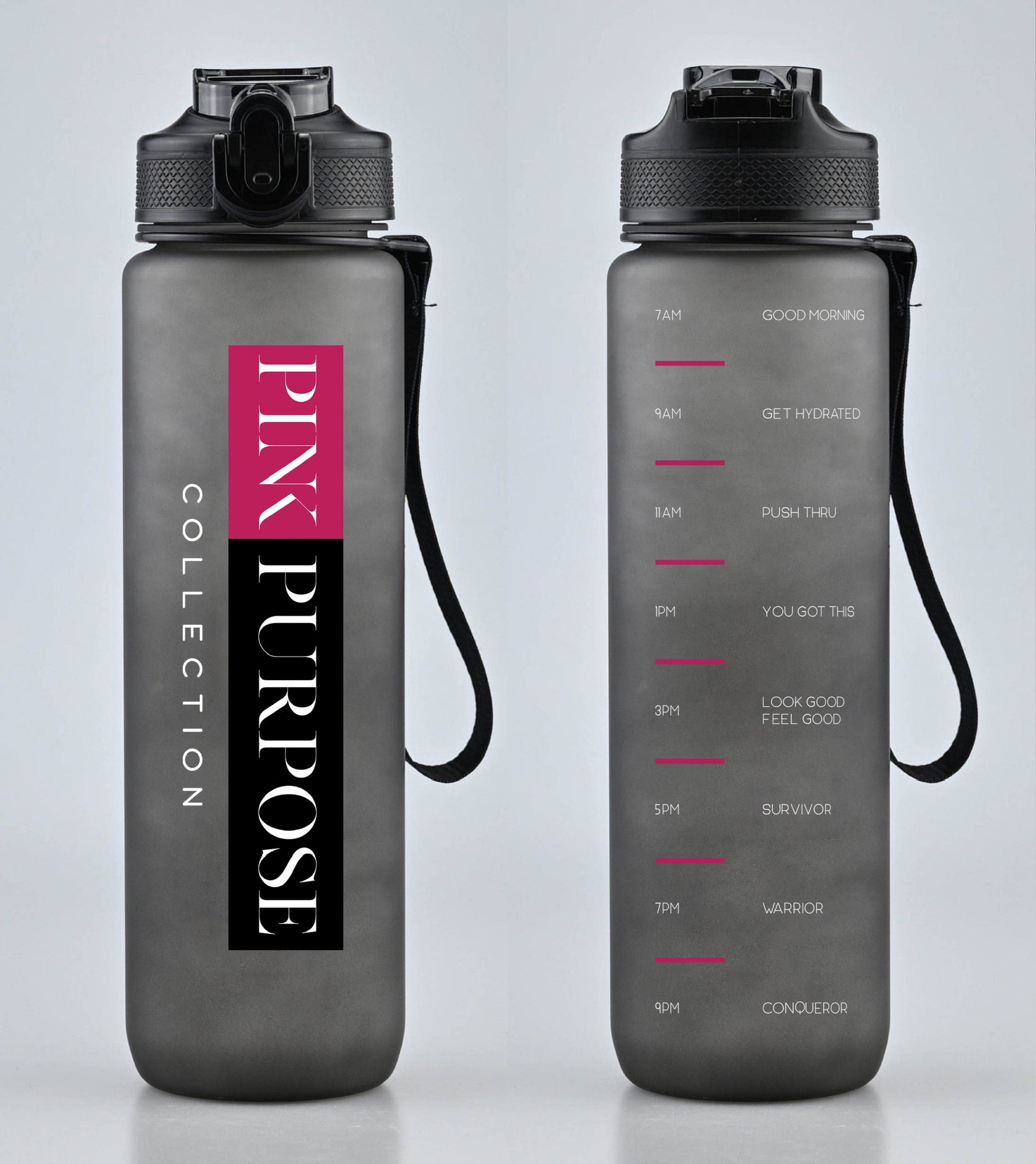 Pink Purpose Water Bottle